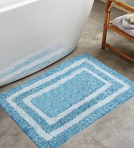 Cotton Morocco Door Mat | Water Absorbent | Designer Bath Mats