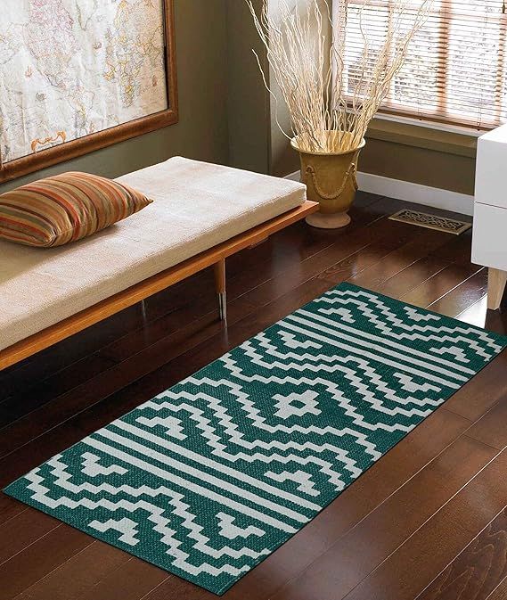 Printed Handmade Cotton Carpets Area Rugs