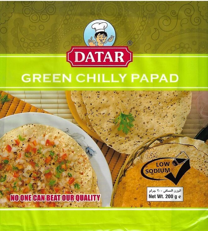 Green Chilly Papad