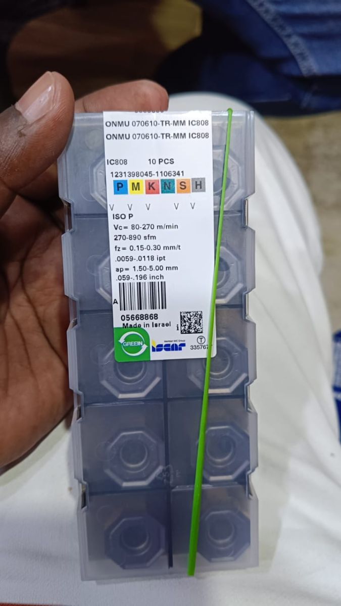Onmu 07 Iscar Milling Inserts