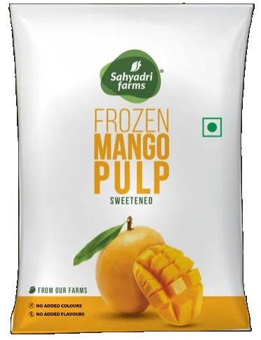 Frozen Mango Pulp, Color : Yellow, Weight : 500g, 1kg