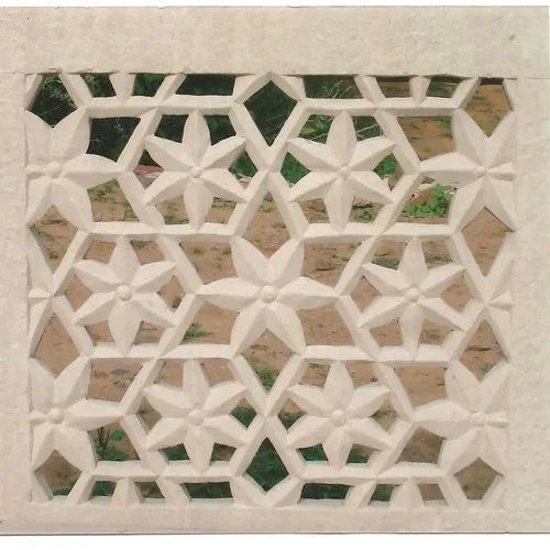 Coated Sandstone Stone Jali 40mm for Decorative Wall Covering