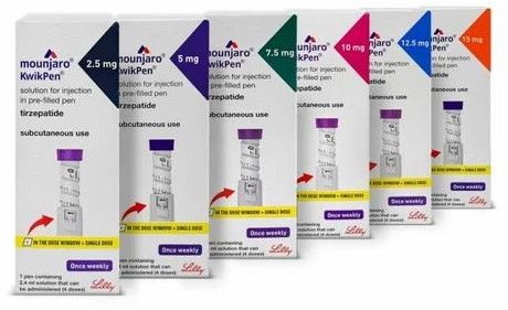 Mounjaro Tirzepatide 15mg Injection, Color : White