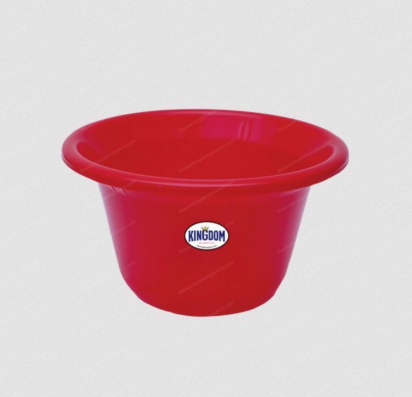 Red Plastic Bathroom Tub