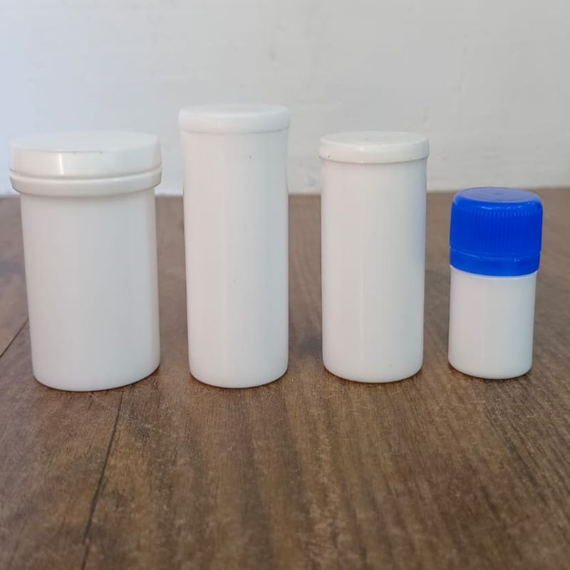 Plastic White Tablet Containers