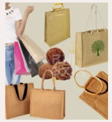 Plain Jute Shopping Bags, Color : Brown for Household, Grocery