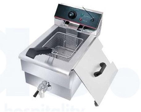 Stainless Steel 12 Litre Deep Fryer, Power : 3Kw