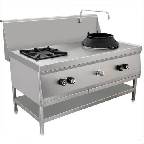 Stainless Steel Chinese Gas Range