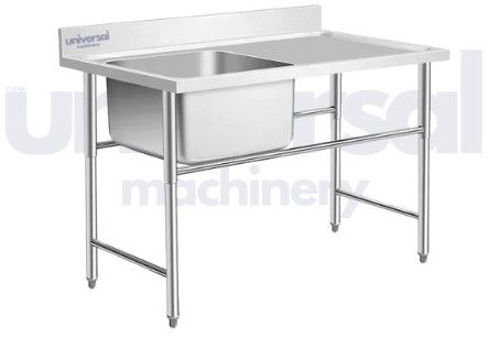 Stainless Steel Two Sink Unit
