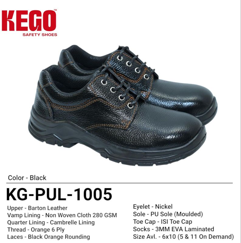 Leather PU Safety Shoes
