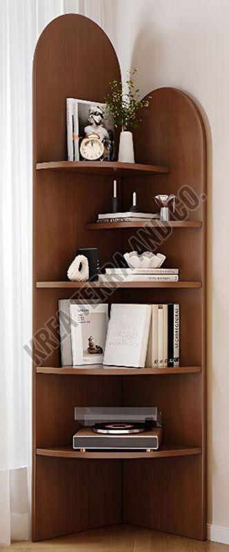 5 Shelves Wooden Bookshelf