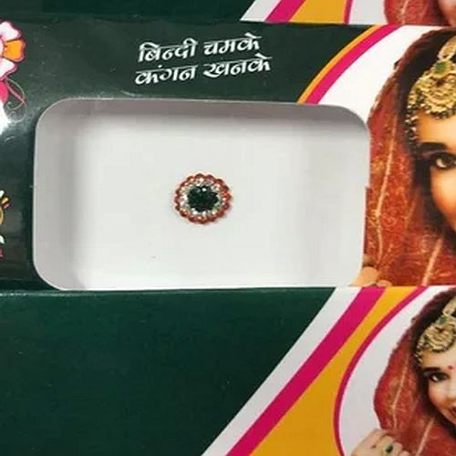 Designer Round Velvet Bindi