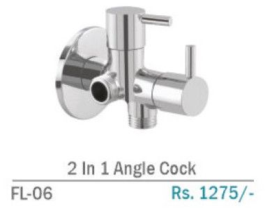 FL-06 2 In 1 Brass Junction Angle Cock