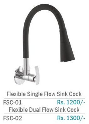 FSC-01 Brass Sink Cock Flexible Single Flow