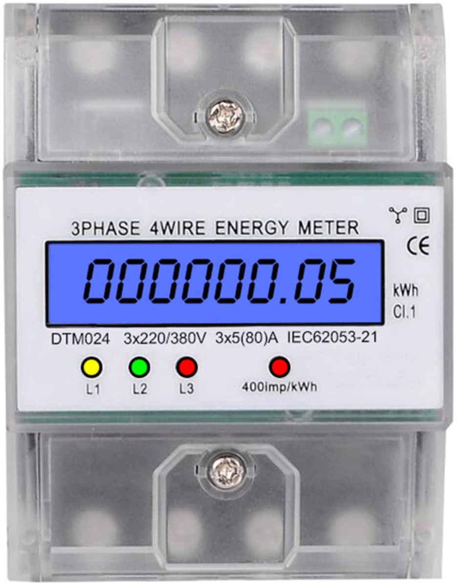 3Ph 4 W kWh CT Op Base Mtg 240V, /5A, ACC 0.5s WR301B3C00