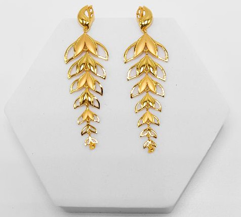 22KT New Design Gold Earrings