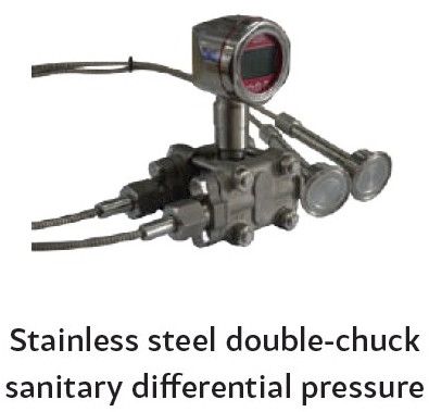 Double Chuck Hygienic Differential Pressure Transmitter