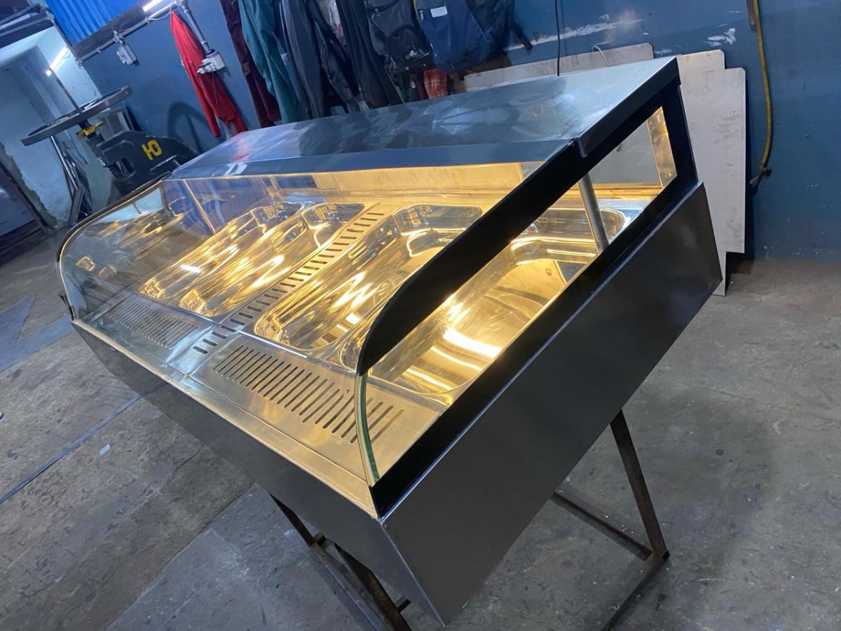 Stainless Steel Samosa Display Counter