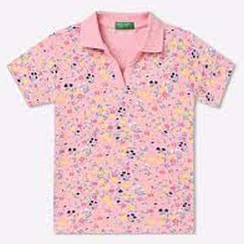 Girls Printed Polo T-Shirts
