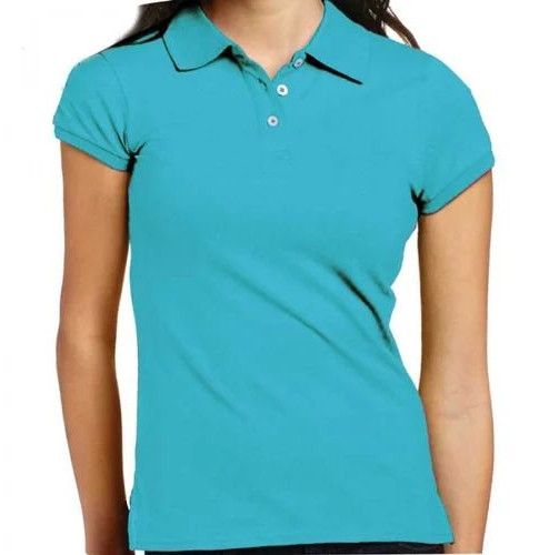 Ladies Plain Polo T-Shirts