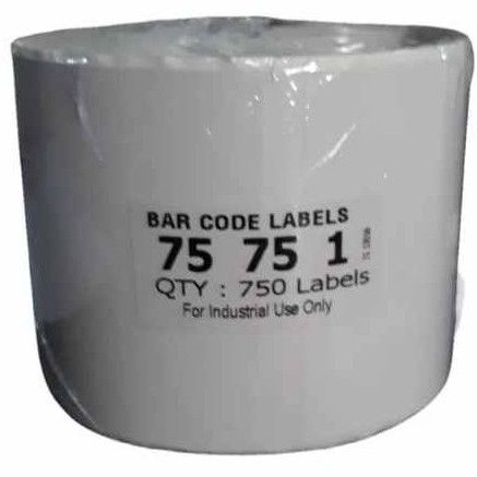 75x75mm Chromo Labels Sticker Roll