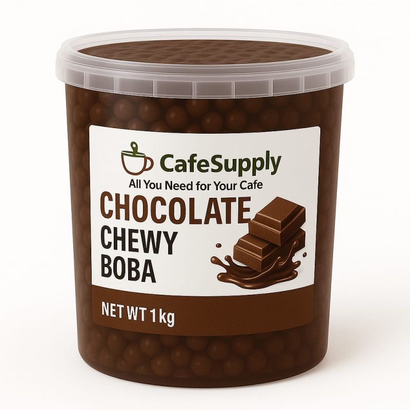 Chocolate Chewy Boba Bubble Tea