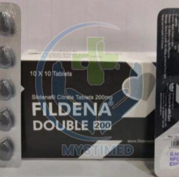 Fildena Double Sildenafil Citrate 200mg Tablets