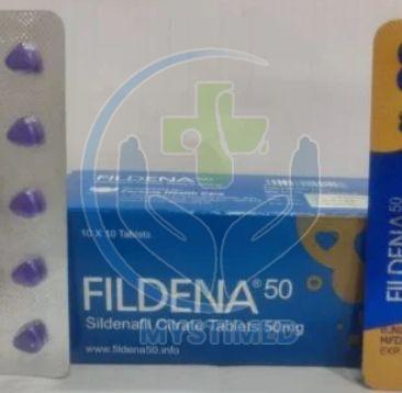 Fildena Sildenafil Citrate 50mg Tablets