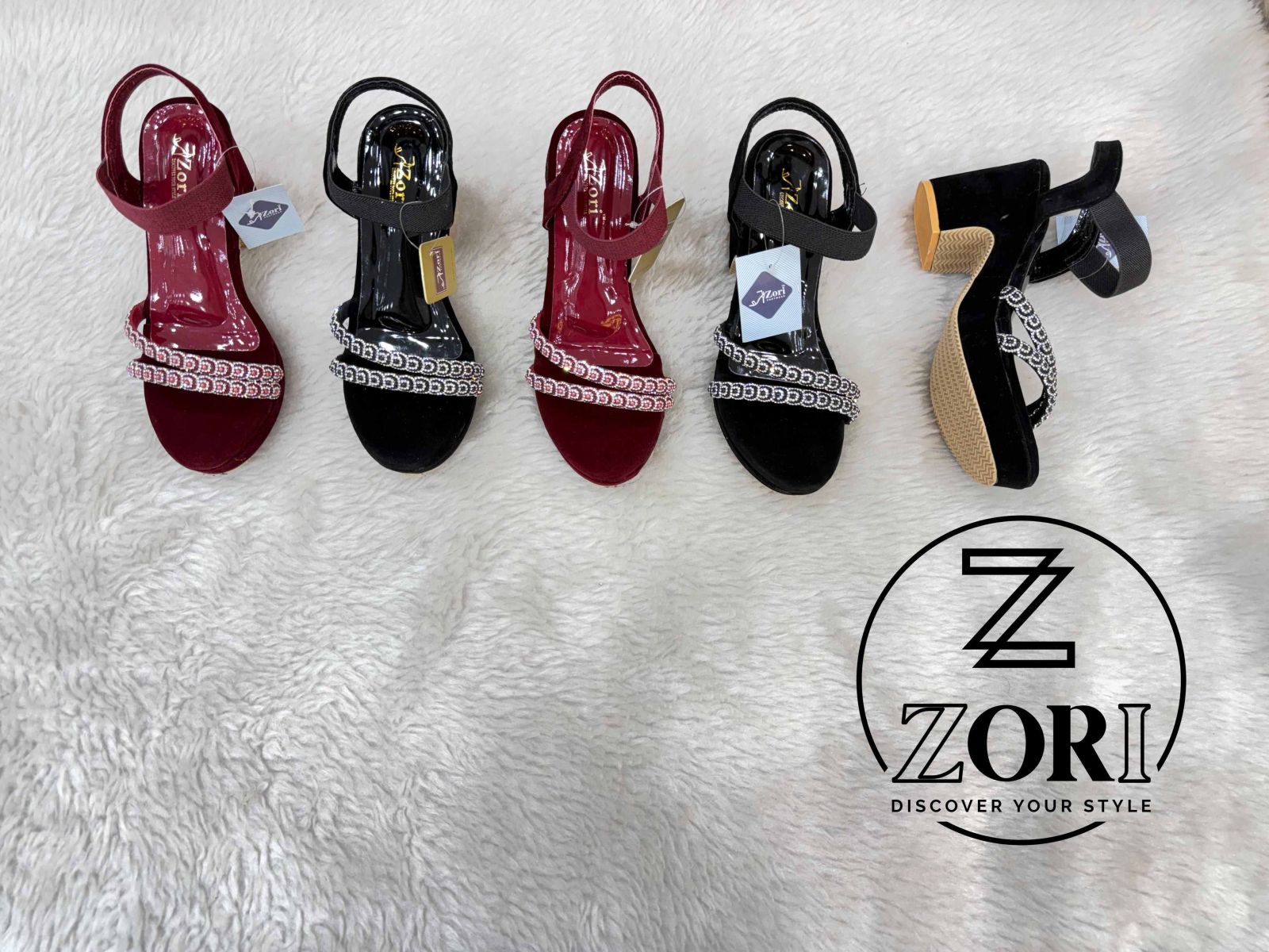 Comfortable Kitten Heel Sandal