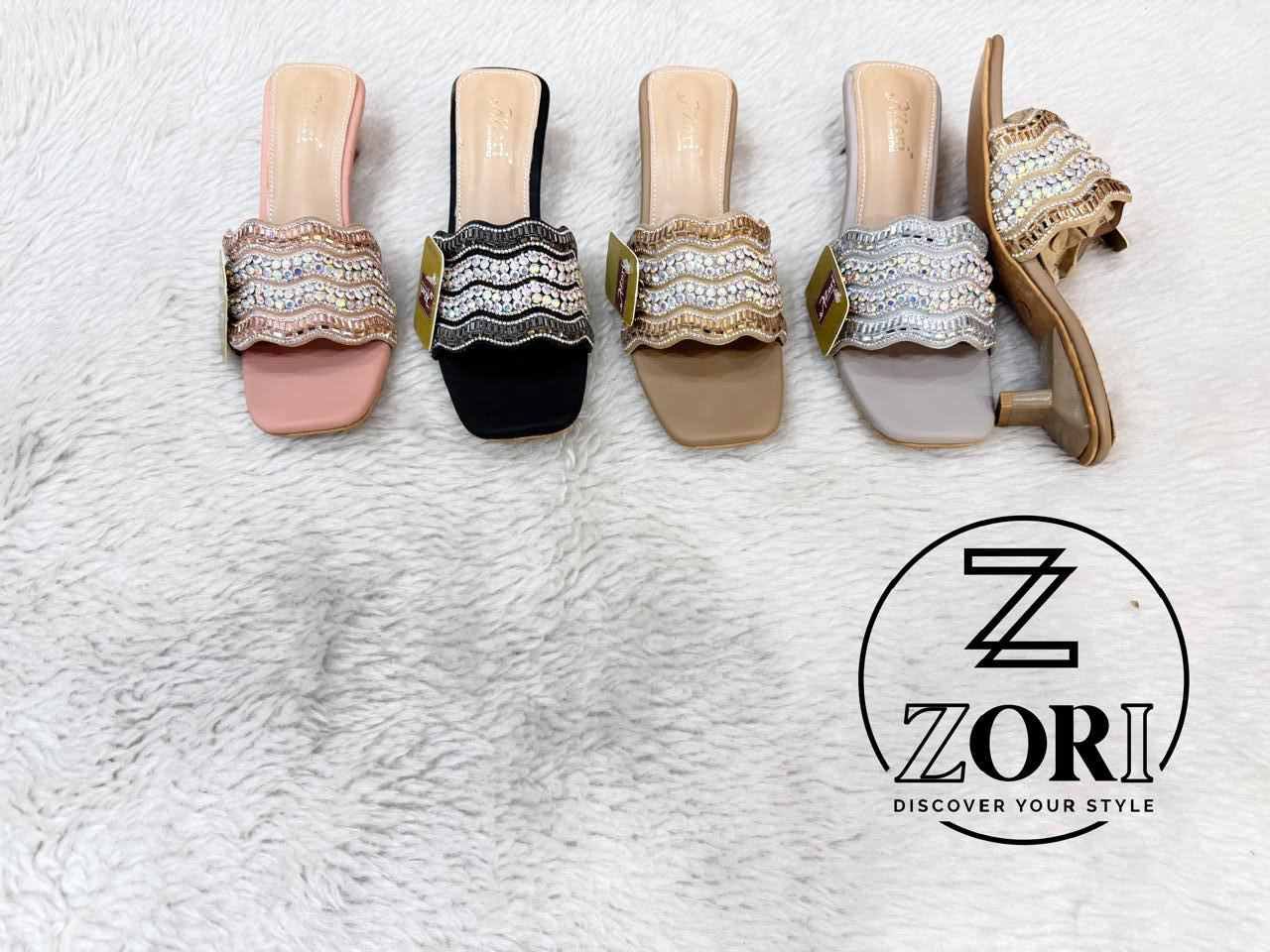 Ladies Party Wear Heel Sandal