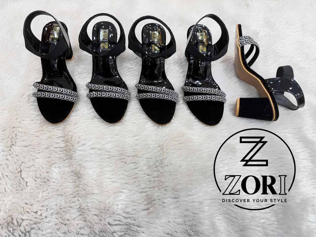 Patent Leather High Heel Sandal