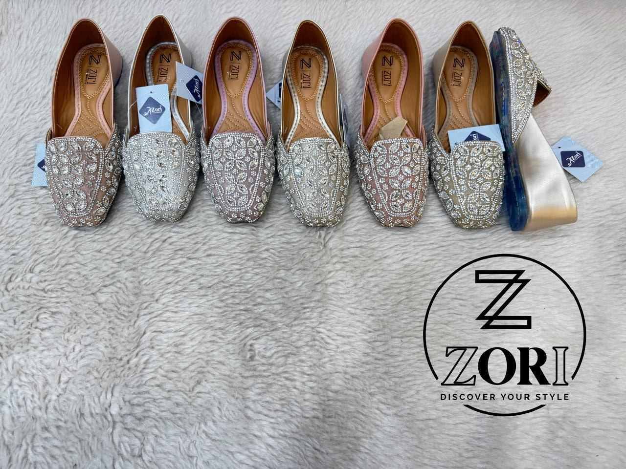 Sequined Designer Party Ladies Jutti