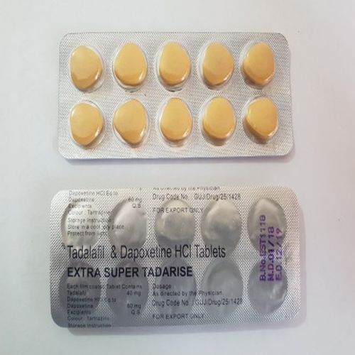 Extra Super Tadarise Tablets, Packaging Size : Alu Alu