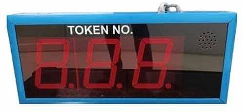 Plastic Advanced Token Display System for Queue Management