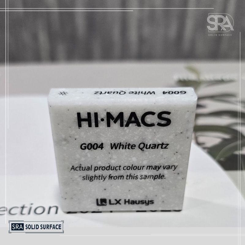 G004 White Quartz Himacs Solid Surface