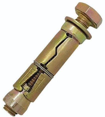 2 Inch Mild Steel Anchor Fastener, Color : Golden for Brick