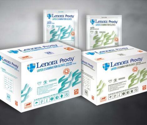 Lenora Procty Sterile Powdered Examination Gloves - Latex