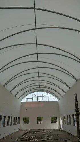 Tensile Roofing Structure, Color : White for Outdoor