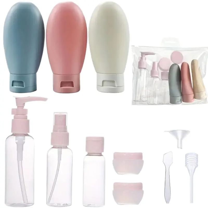 11Pcs Travel Toiletry Lotion Bottle Set