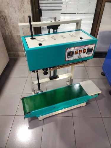 200-300°C Heavy Duty Vertical Band Sealer, Sealing Power : 0.5 Kw