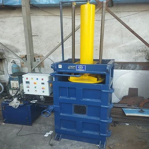 Mild Steel Drum Crusher Machine, Color : Blue, Yellow for Industrial