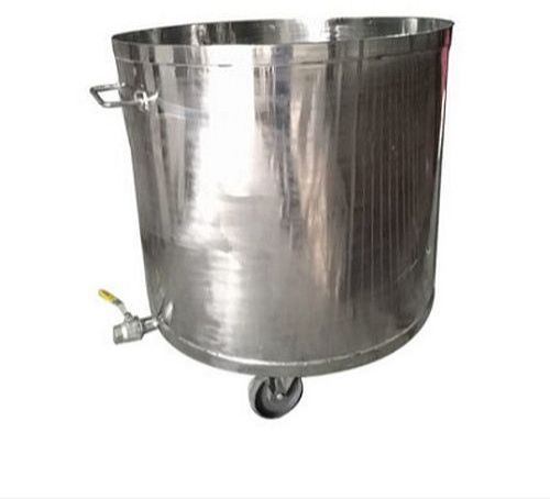 Stainless Steel Vessel Tank, Color : Silver