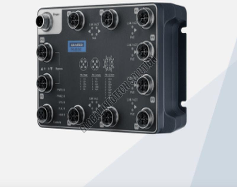 EKI-9510 Series 10-Port M12 Industrial Ethernet Switch