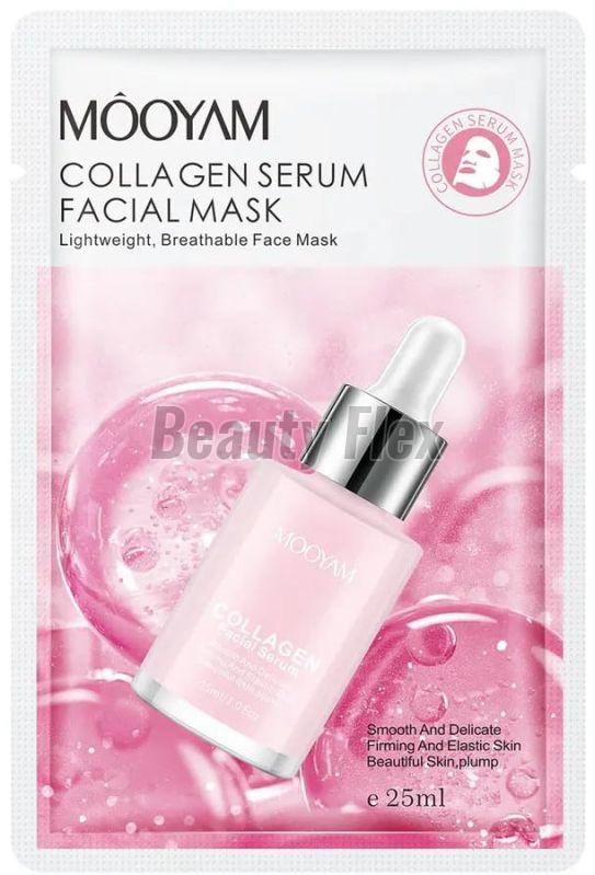 MOOYAM Collagen Serum Facial Mask | Hydrating, Firming & Anti-Aging Face Mask