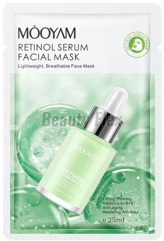 MOOYAM Retinol Serum Facial Mask | Anti-Aging, Hydrating & Acne Control Face Mask