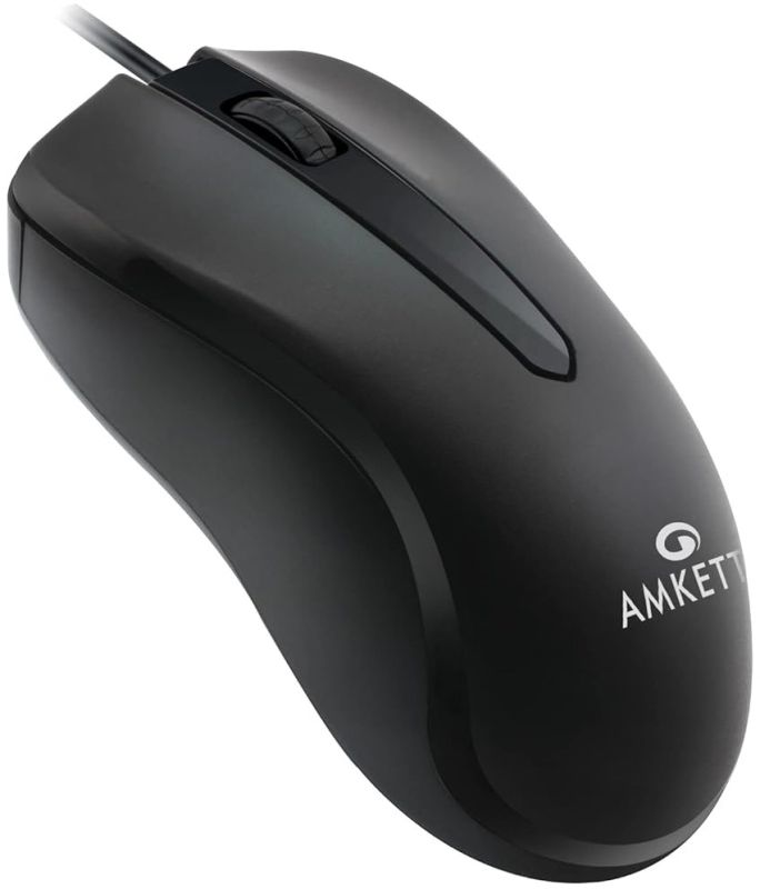 Amkette Kwik PRO 7 Wired Optical USB Mouse