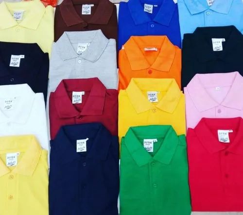 Mens Plain Collar T Shirt