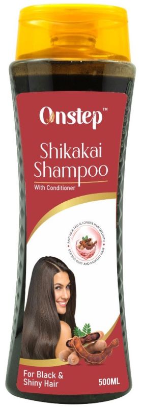 500 Ml Onstep Shikakai Shampoo With Conditioner