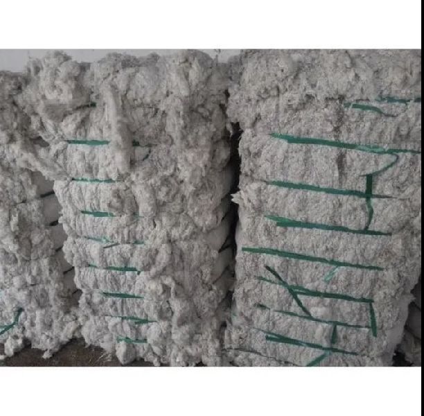 Plain cotton yarn waste, Packaging Type : White