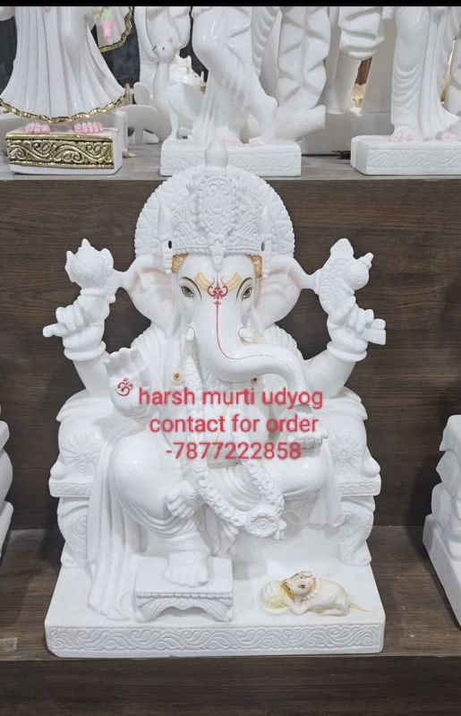 Marble Stone Ganesh Statue